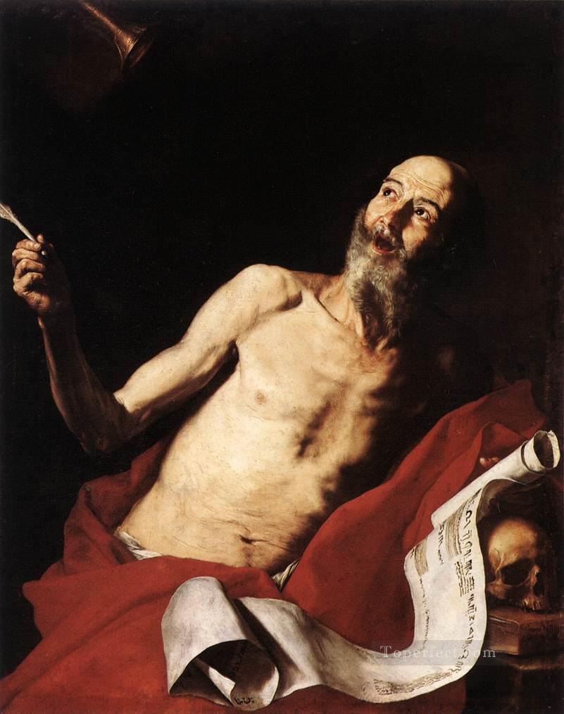 St Jerome Tenebrism Jusepe de Ribera Oil Paintings